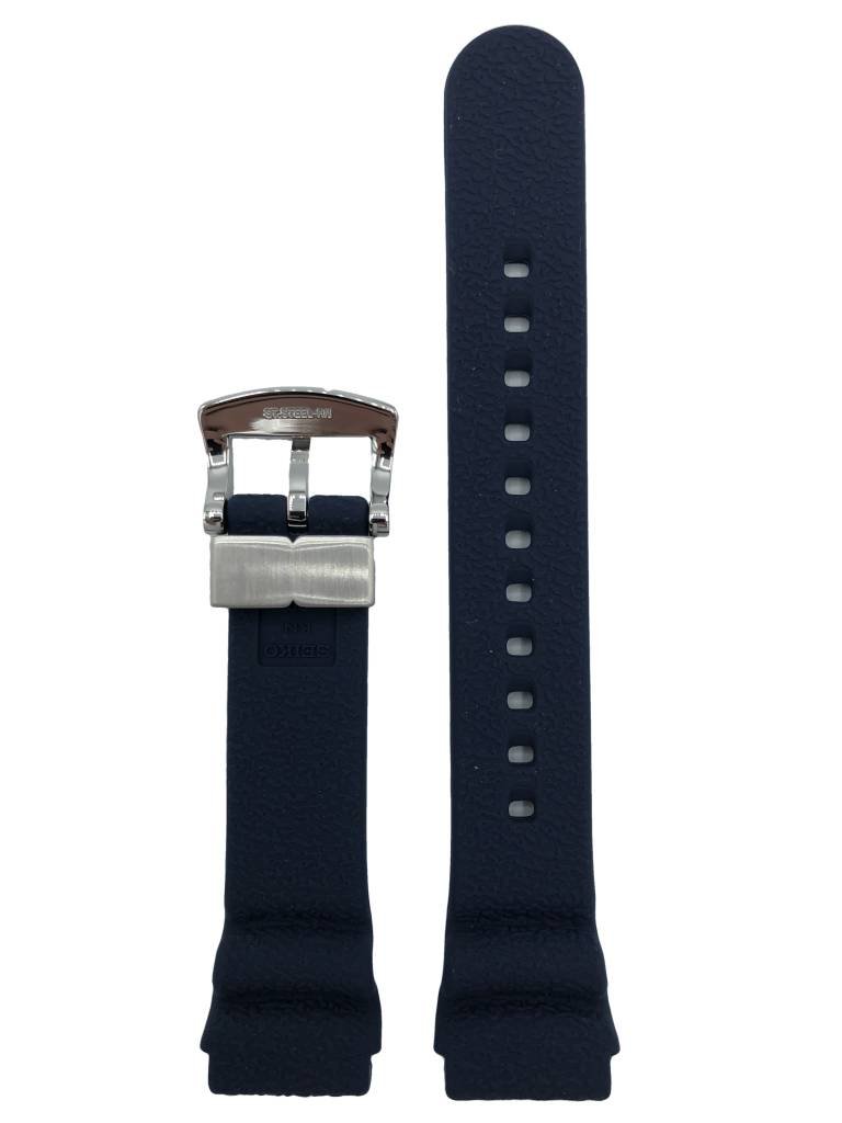 Watch Strap SRPC41K1 Seiko Mini Turtle Blue Band KN 20mm SRPC41 Genuine 4R35 02K0 - Watch Plaza