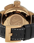 Watch TW - Steel CEO Canteen CE1022 analogue rose 50mm with black leather strap - Watch Plaza