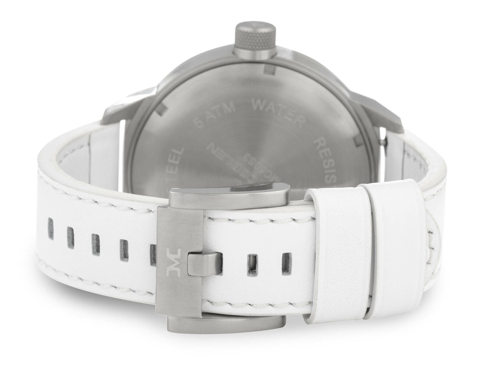 Watch TW - Steel Marc Coblen Edition TWMC43 white leather strap 50mm - Watch Plaza