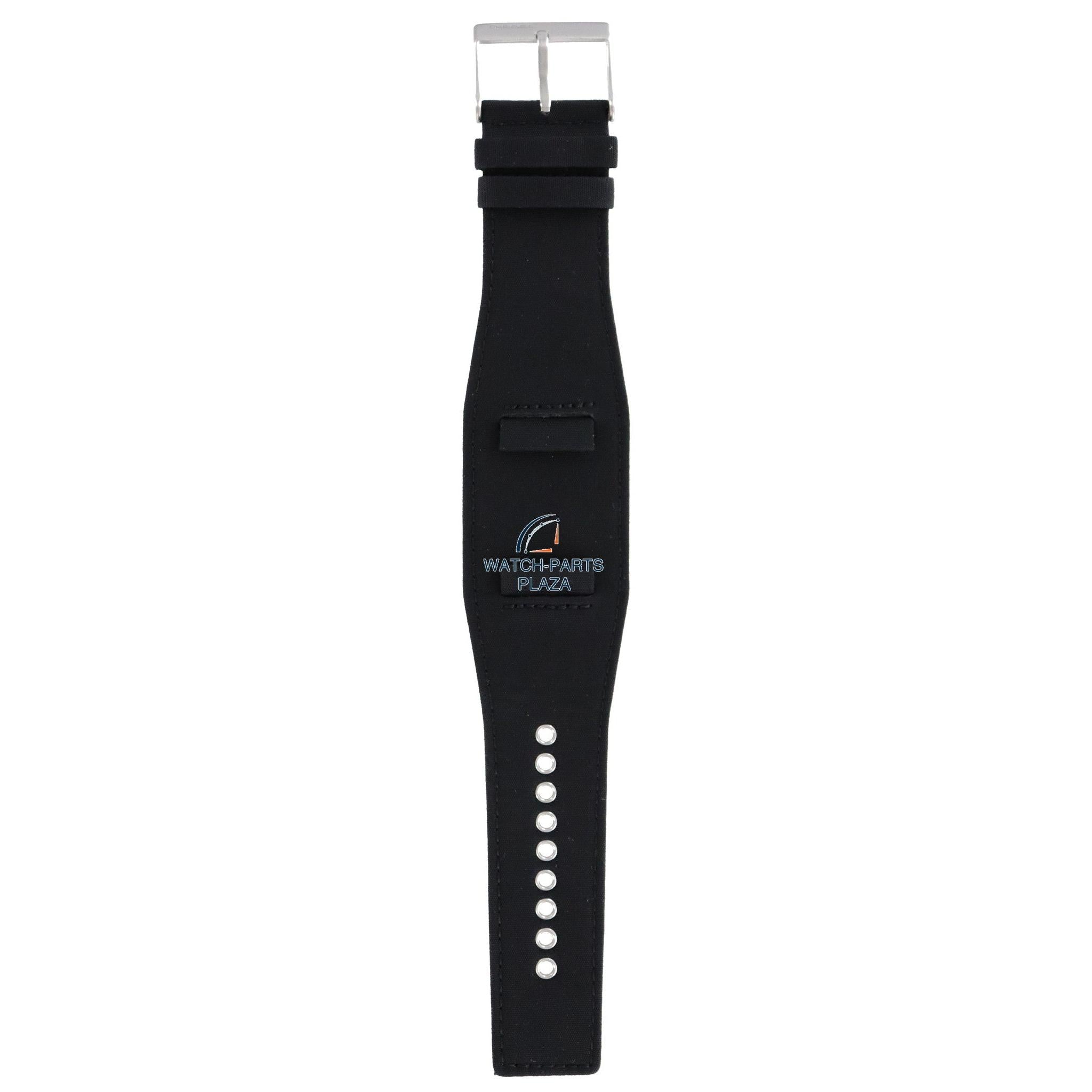 Diesel DZ2048 black cuff leather watch band 22mm original