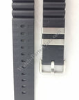 Watchband SBDC007, SBDC009 Seiko Prospex Diver 6R15 - 01D0 Black Rubber Strap 22mm - Watch Plaza