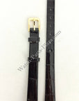 Watchband Seiko Lassale 2E50 - 5139 / 2F50 5709 black lizard leather 13mm WEA01G - Watch Plaza