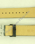 Watchband Seiko SNM007 / SNM025 Black Leather Strap - B 20mm 7S35 - 00A0 4K08JB - Watch Plaza