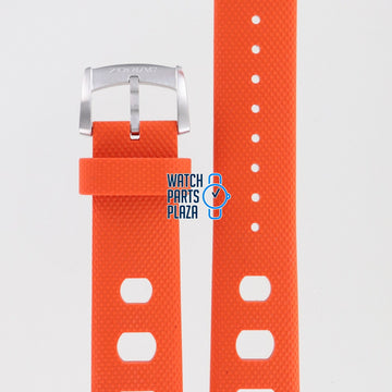 Zodiac ZO2202 Watch Band ZO - 2202 Orange Silicone 20 mm Sea Dragon - Watch Plaza