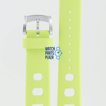 Zodiac ZO2219 Watch Band ZO - 2219 Green Silicone 20 mm Sea Dragon - Watch Plaza