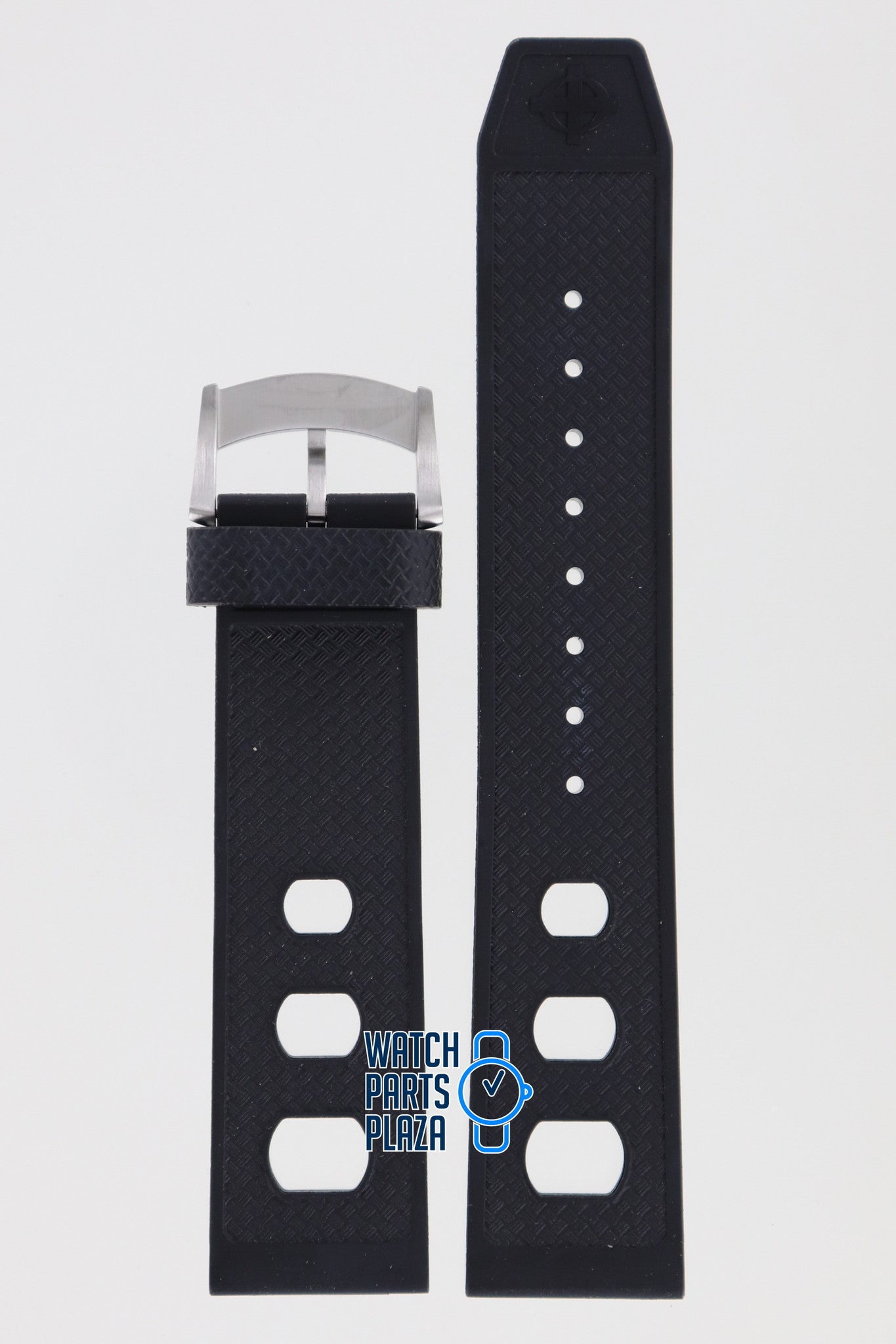 Zodiac ZO2221 Watch Band Black Silicone 22 mm