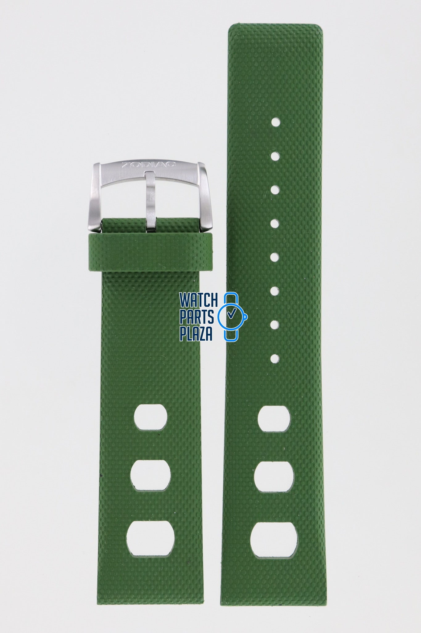 Zodiac ZO2221 Watch Band Black Silicone 22 mm