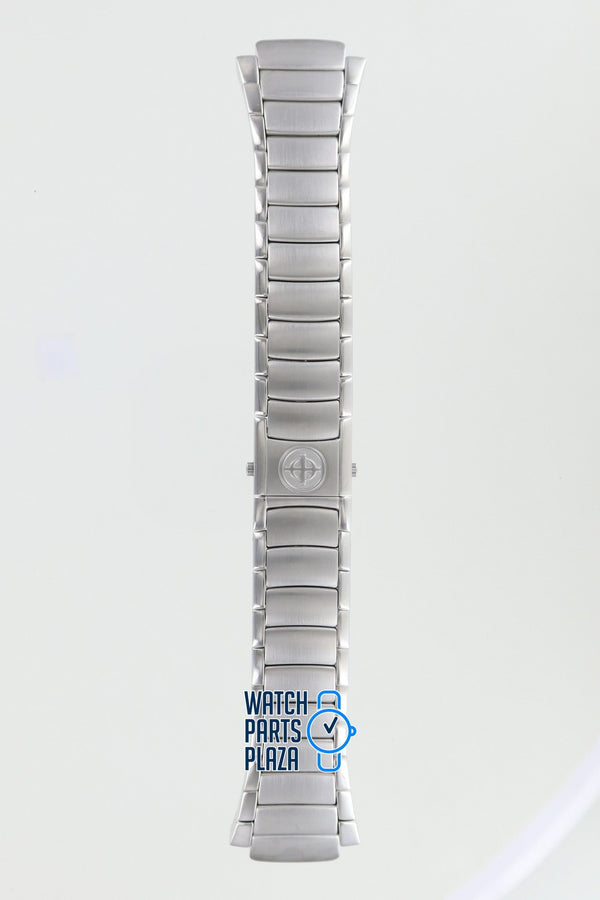 Zodiac ZO4101 Watch Band ZO - 4101 Grey Stainless Steel 20 mm Ambassador - Watch Plaza