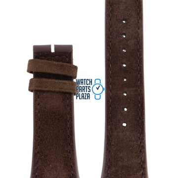 Zodiac ZO4104 Watch Band ZO - 4104 Brown Leather 20 mm Ambassadeur - Watch Plaza